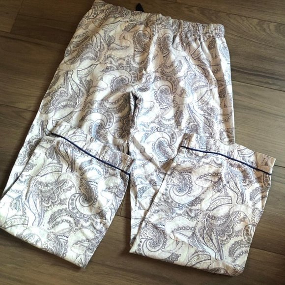 Nordstrom Blue Paisley Pajama Set - Picture 4 of 5